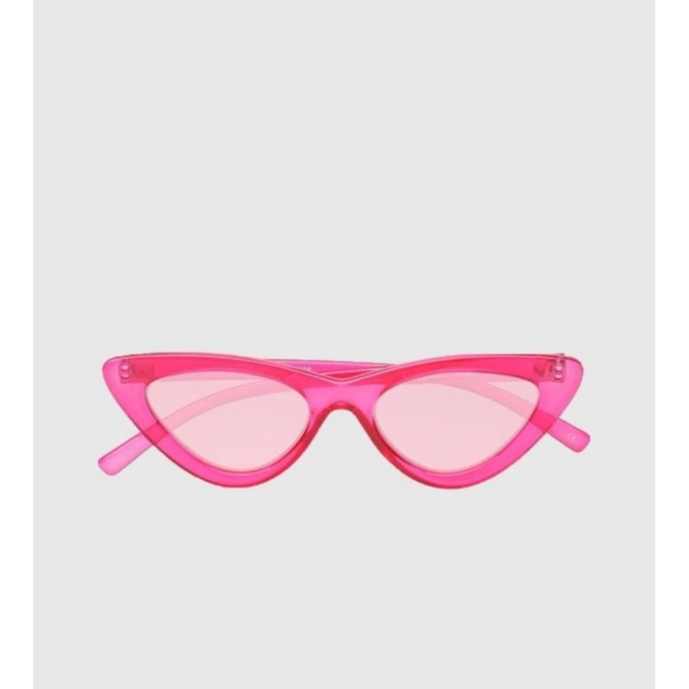 Le SpecsxAdam Selman Lolita Pink Cateye sunglasses